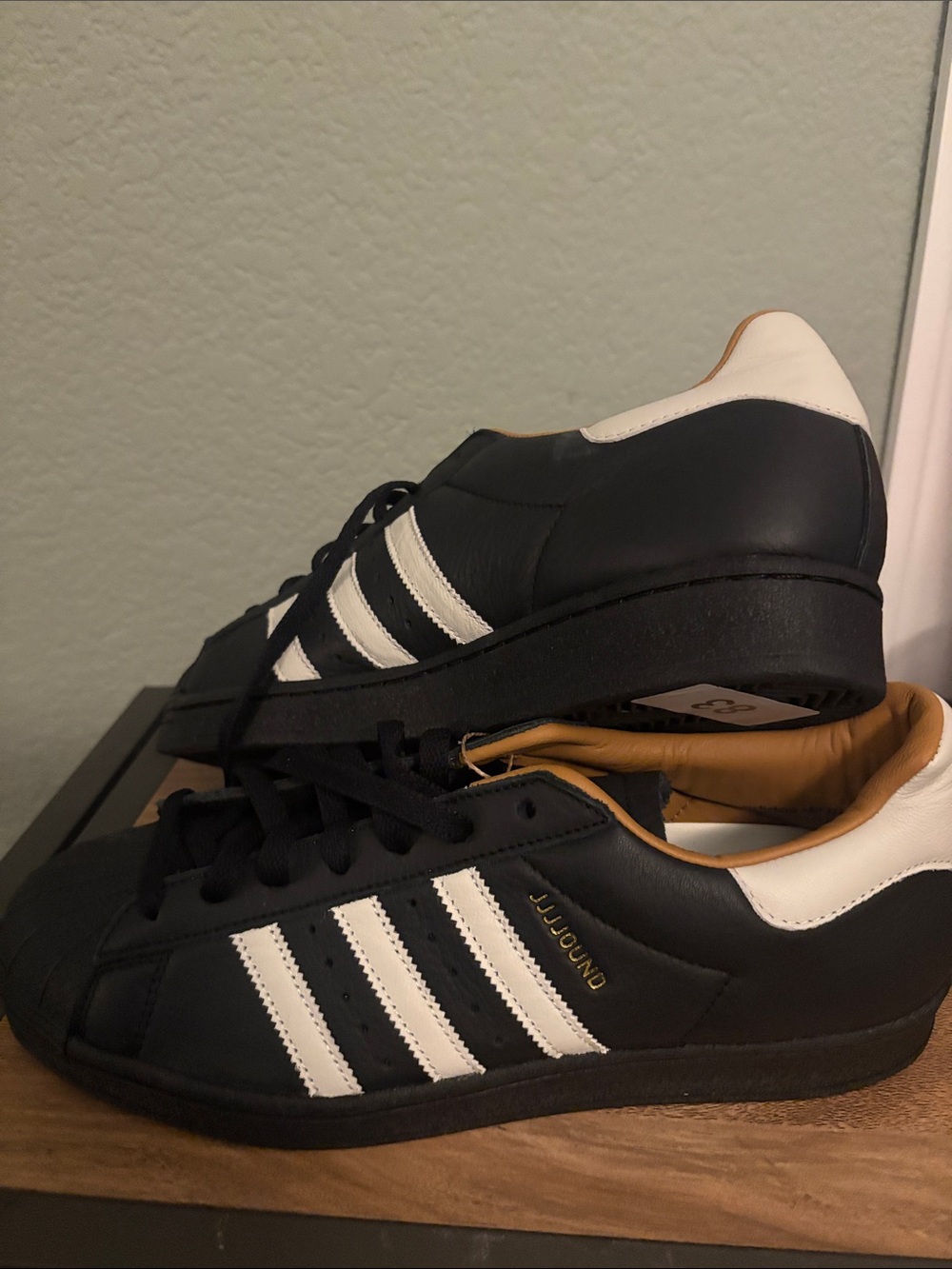 adidas Black and White Low-Top Sneakers